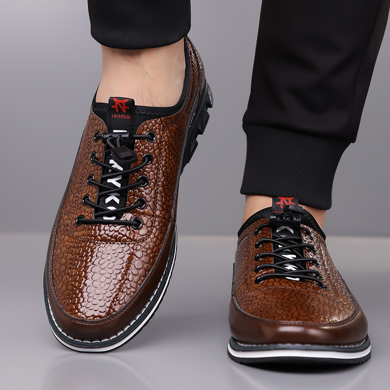 Men's Fashion Calfskin Leather Shoes