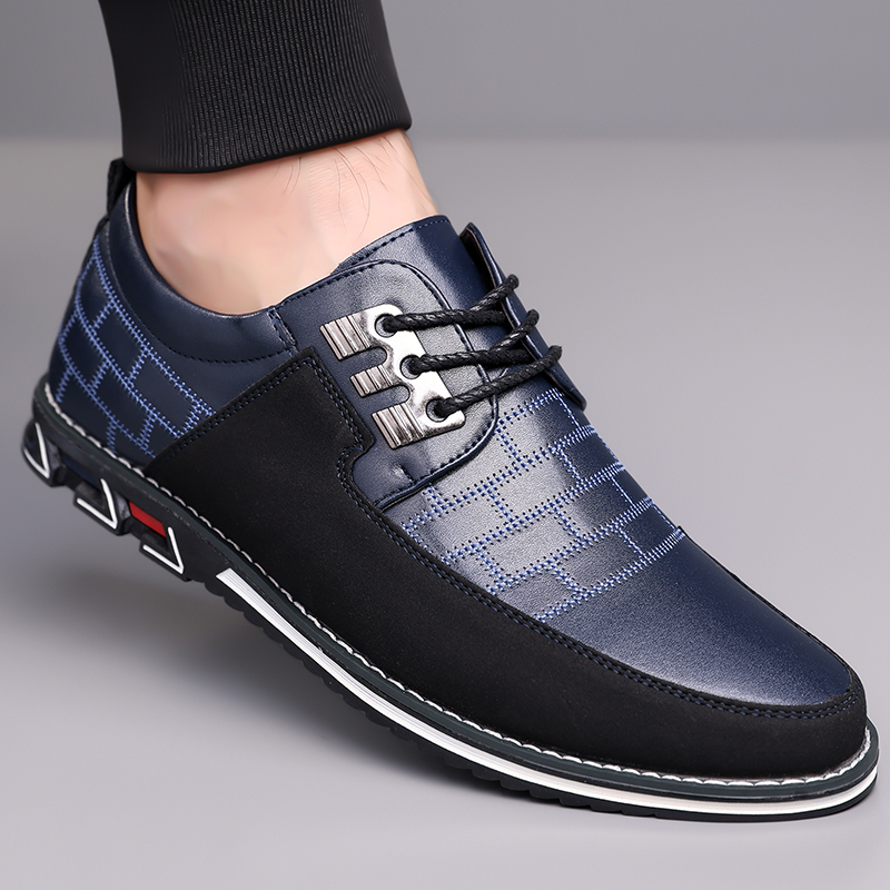 Men's Fashion Calfskin Leather Shoes