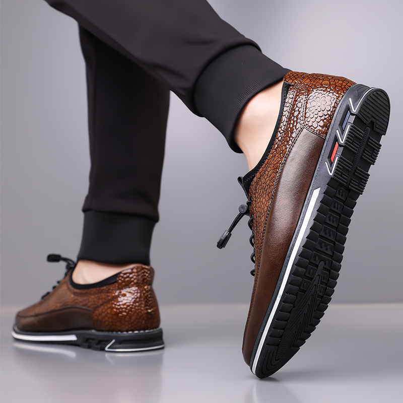 Men's Fashion Calfskin Leather Shoes