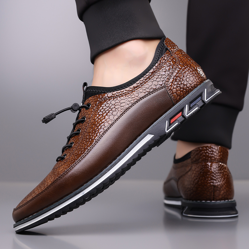 Men's Fashion Calfskin Leather Shoes