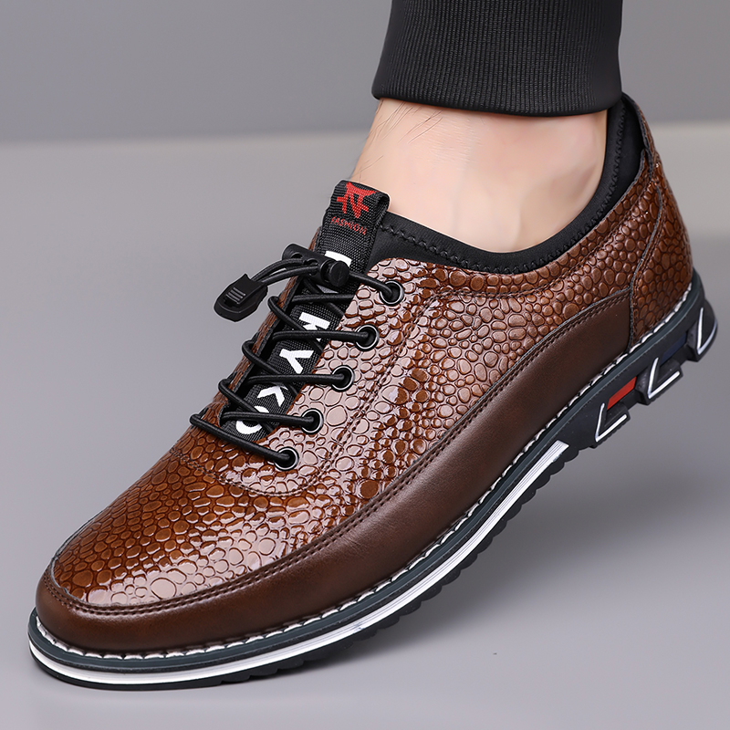 Men's Fashion Calfskin Leather Shoes