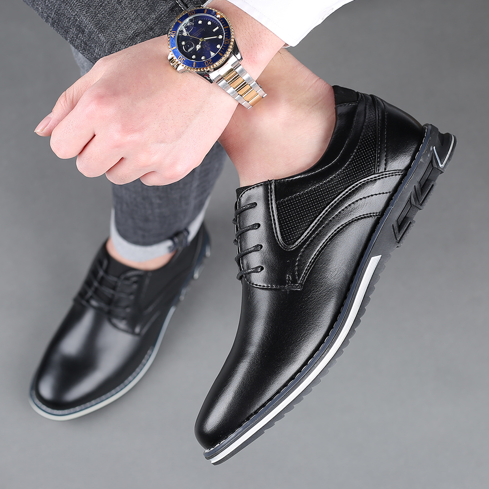 Men's Fashion Calfskin Leather Shoes