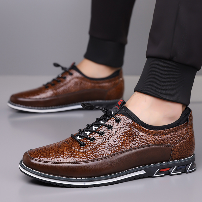 Men's Fashion Calfskin Leather Shoes