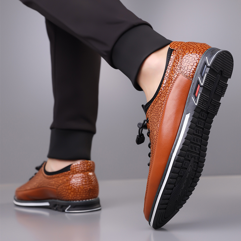 Men's Fashion Calfskin Leather Shoes