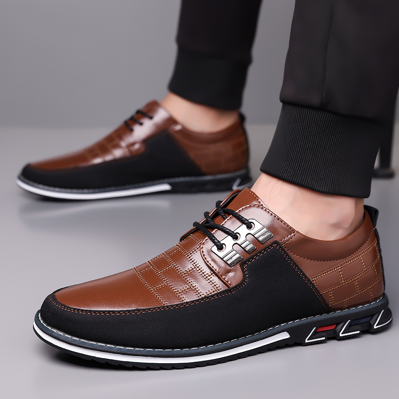 Men's Fashion Calfskin Leather Shoes