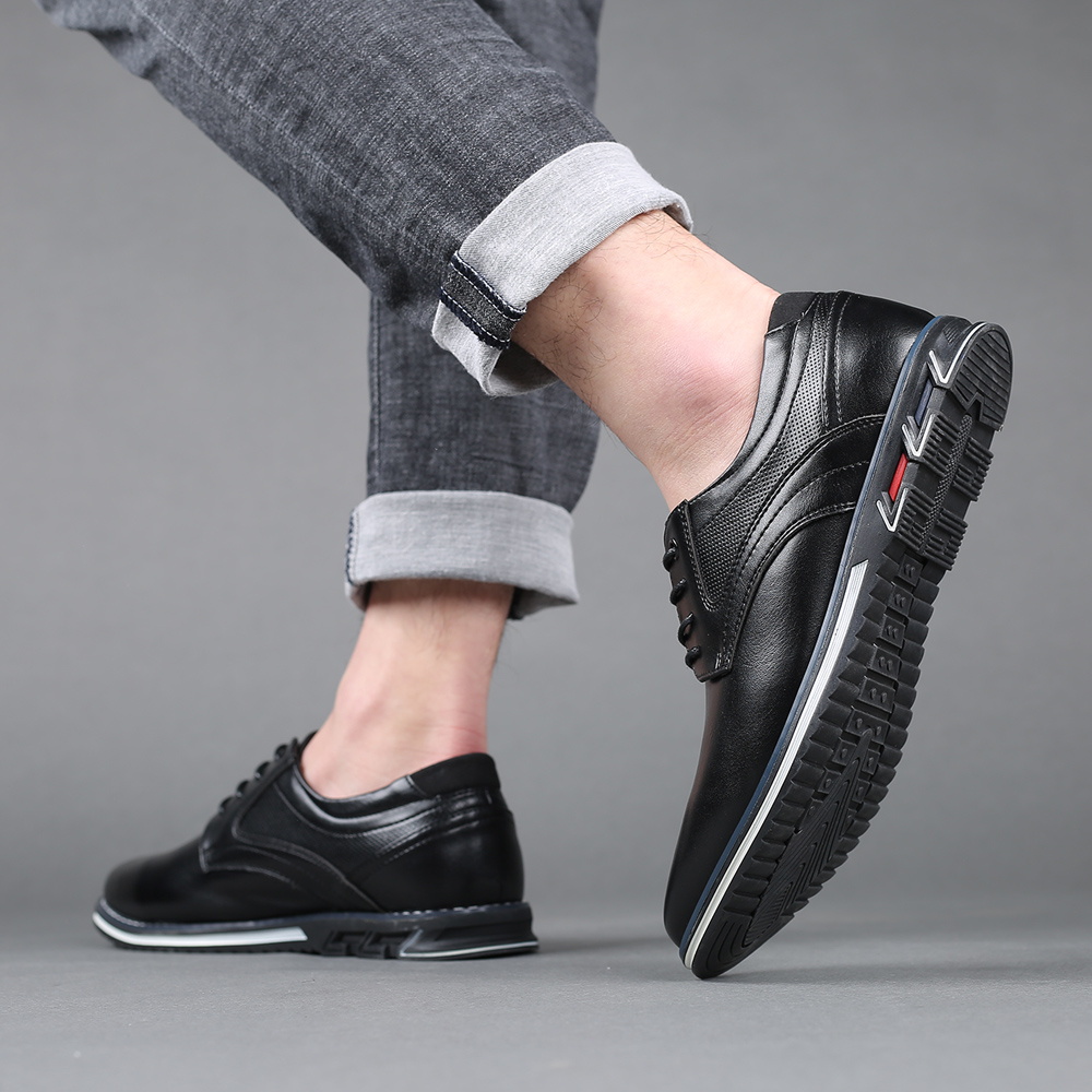 Men's Fashion Calfskin Leather Shoes