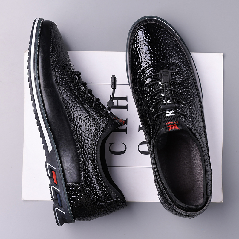 Men's Fashion Calfskin Leather Shoes