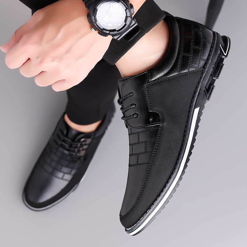 Men's Fashion Calfskin Leather Shoes