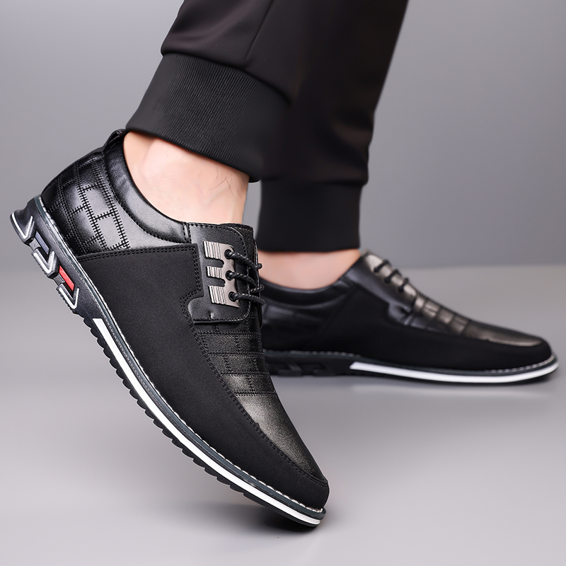 Men's Fashion Calfskin Leather Shoes