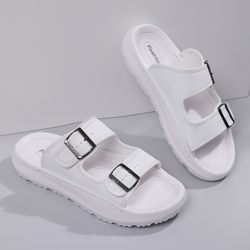 Men's Fashion Calfskin Leather Slippers