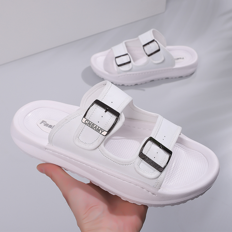 Men's Fashion Calfskin Leather Slippers