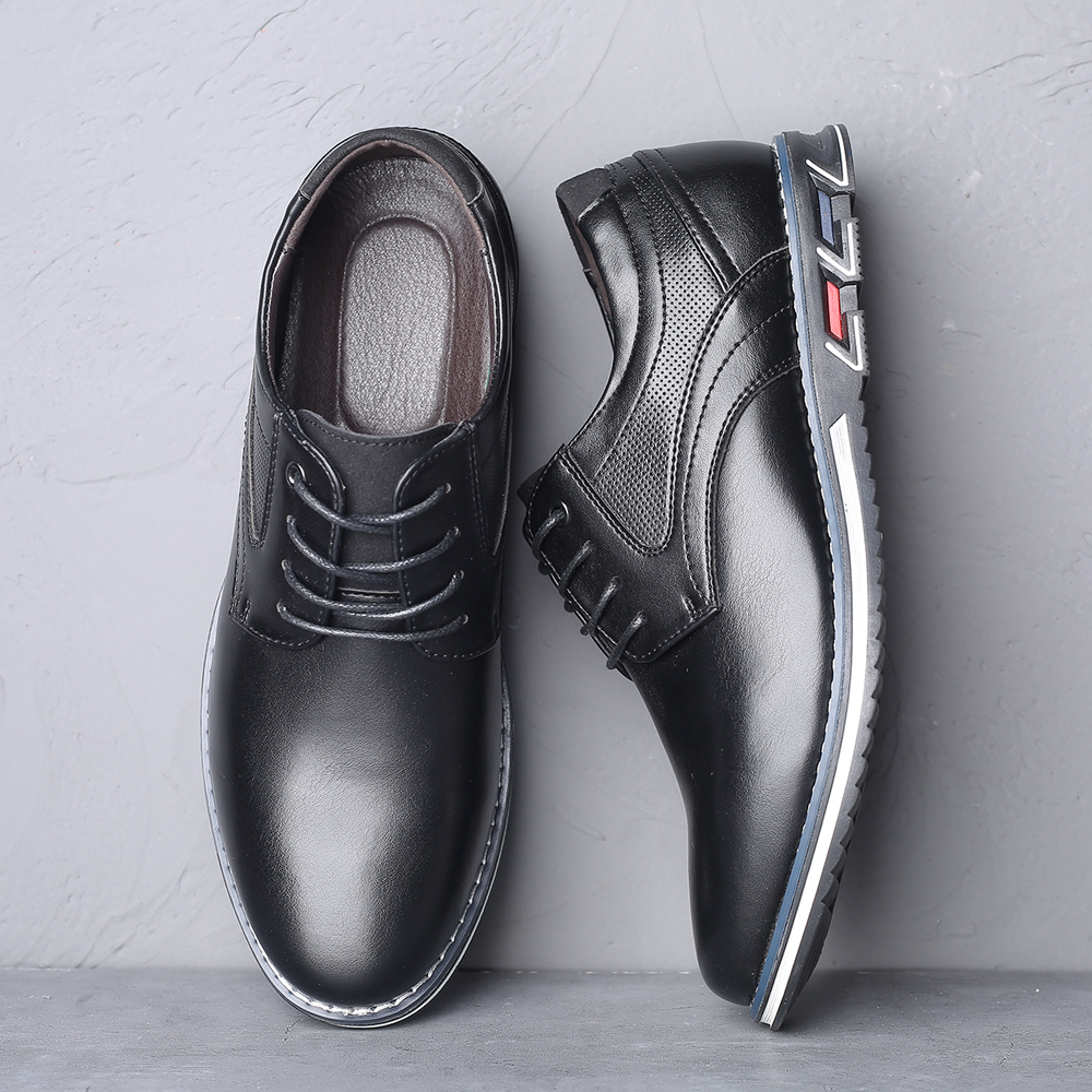 Men's Fashion Calfskin Leather Shoes