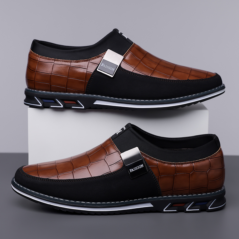 Men's Fashion Calfskin Leather Shoes