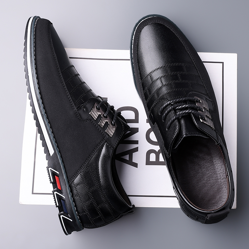 Men's Fashion Calfskin Leather Shoes