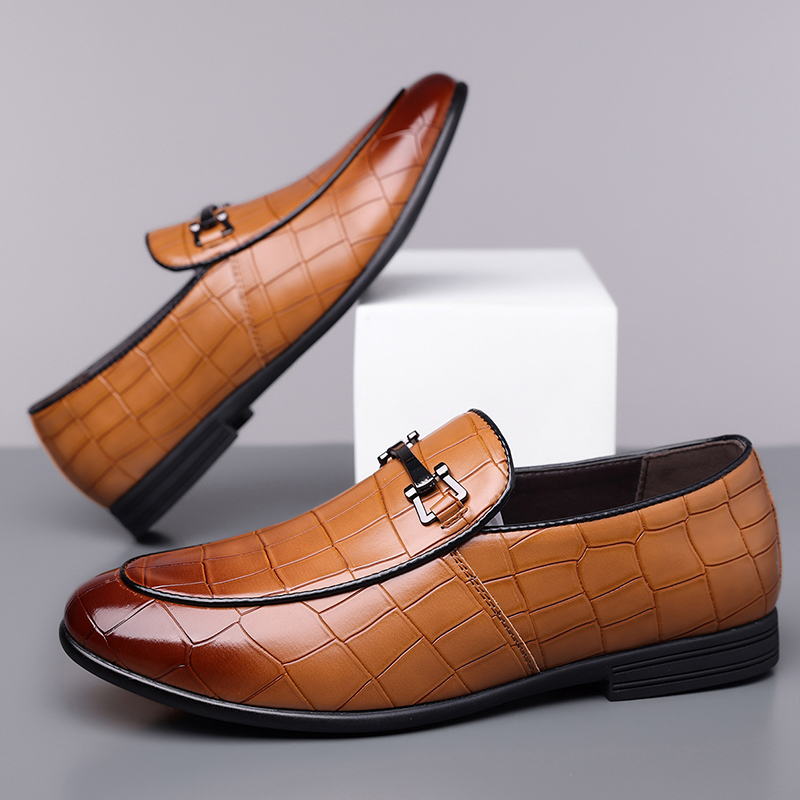 Men's Fashion Calfskin Leather Shoes