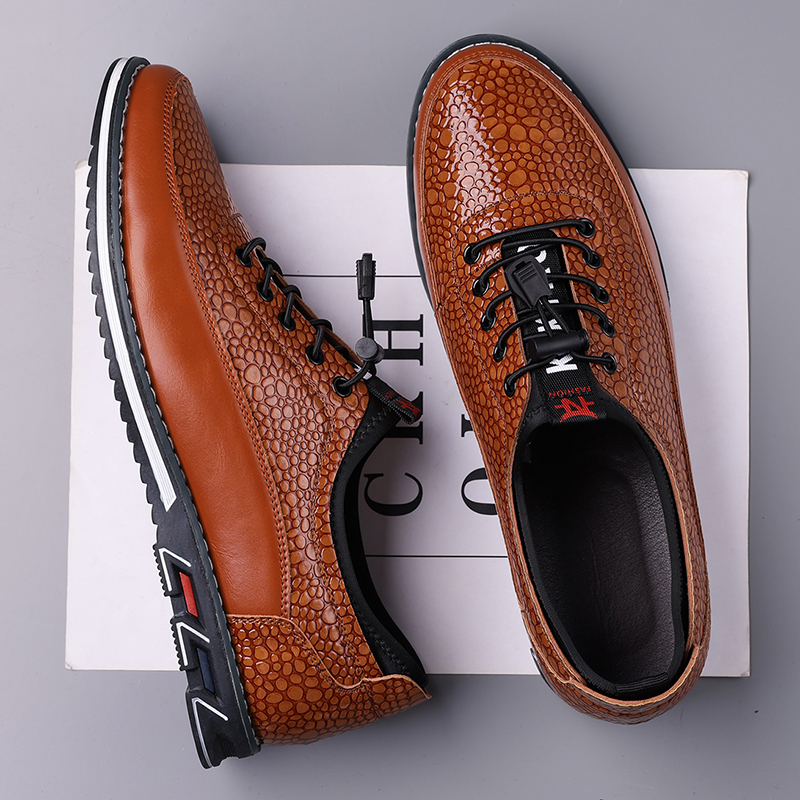 Men's Fashion Calfskin Leather Shoes