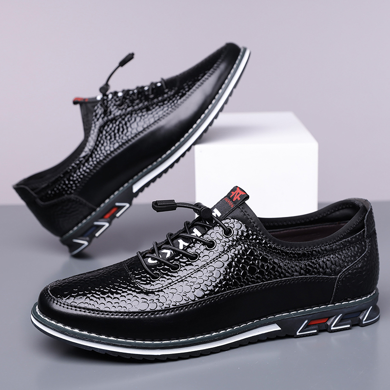 Men's Fashion Calfskin Leather Shoes