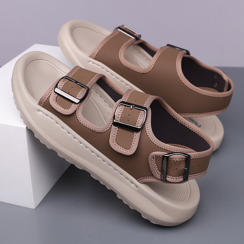 Men’s Calfskin Leather Beach Sandals