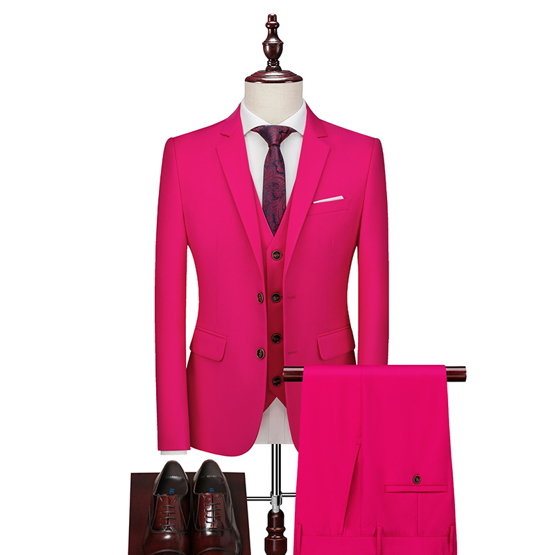Handcrafted Luxurious Three-Piece Men's Suit