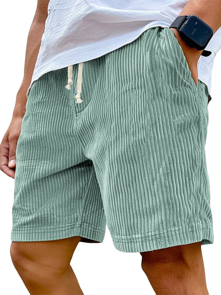 Men's Corduroy Casual Shorts