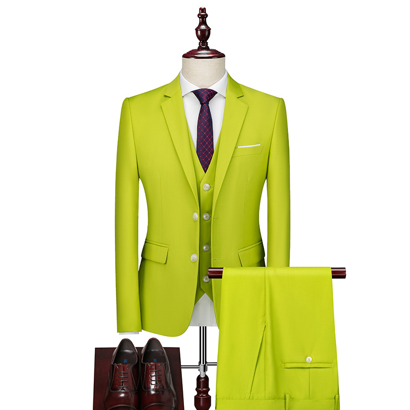 Handcrafted Luxurious Three-Piece Men's Suit