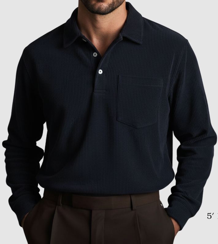 Men’s Corduroy Long-Sleeve Shirt