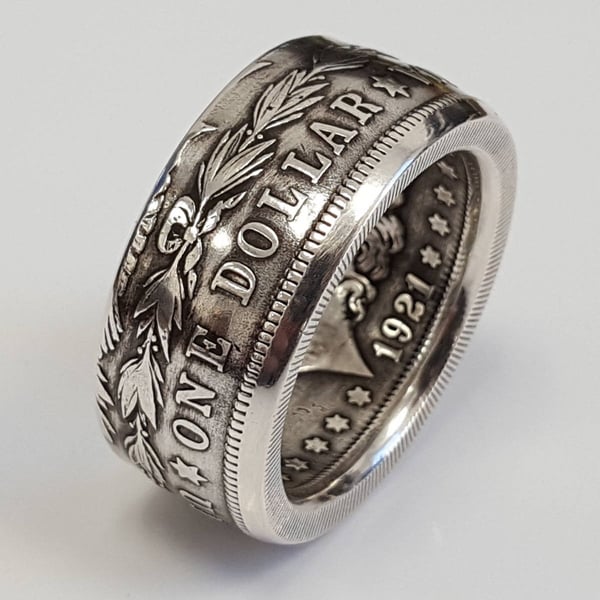 🔥Last Day 49% OFF🎁1921 Classic Morgan Dollar Coin Ring