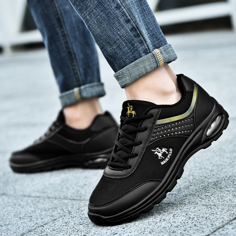 Men's Good Arch Support Outdoor Breathable Walking Shoes, Comfy Orthopedic Walking Shoes - 2