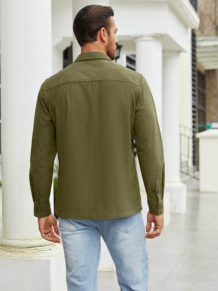 Leisure Waffle Shirt Jacket