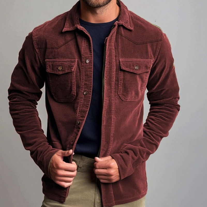 Men's Button Corduroy Shirt