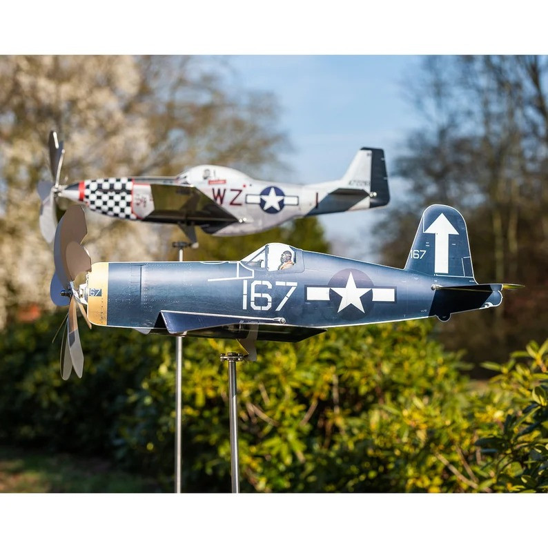 Airplane wind spinner aircraft pinwheel