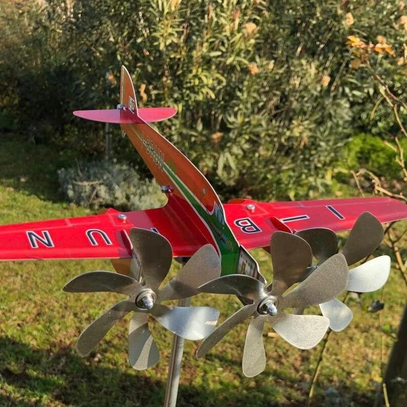 Airplane wind spinner aircraft pinwheel