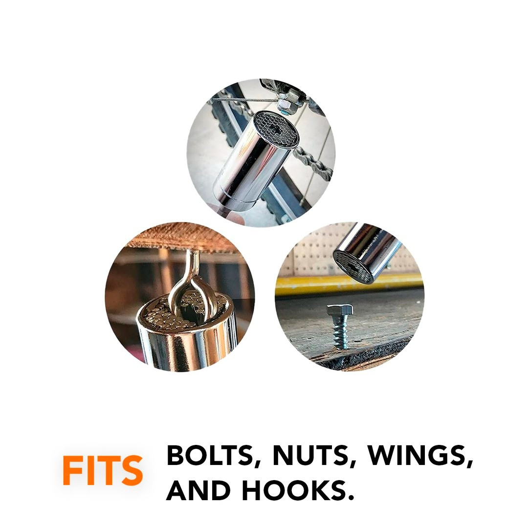 Effortless Bolt Mastery - Universal Grip for Nuts, Bolts, and Screws in a Snap