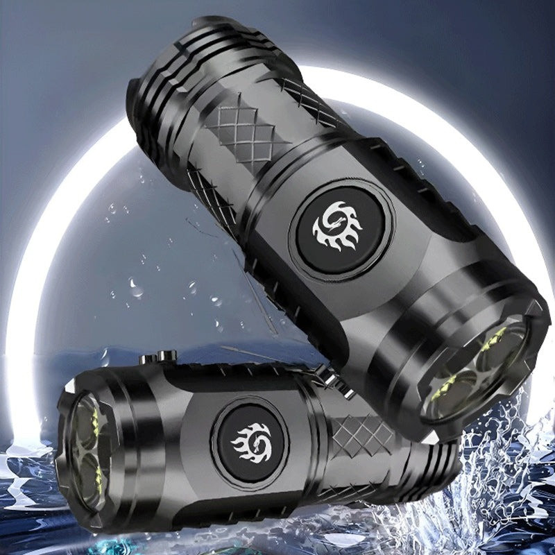 Three-eyed Monster Mini Flash Super Power Flashlight