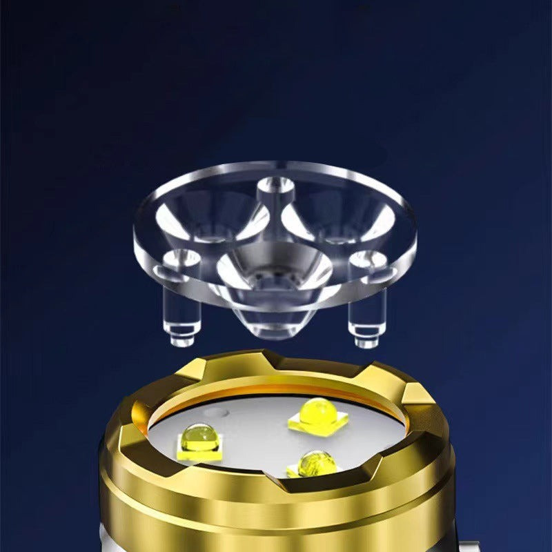 Three-eyed Monster Mini Flash Super Power Flashlight