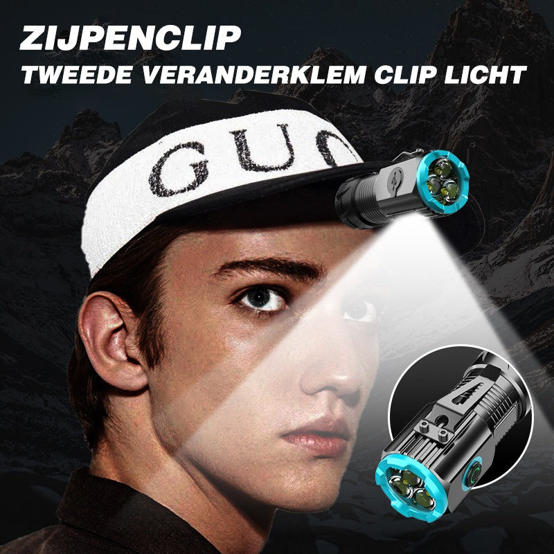 Three-eyed Monster Mini Flash Super Power Flashlight