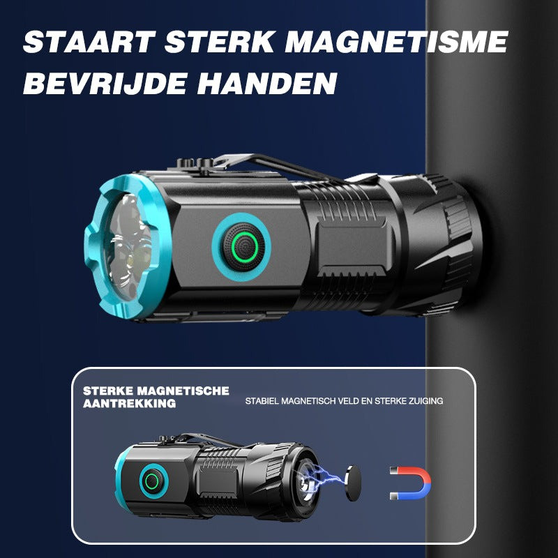 Three-eyed Monster Mini Flash Super Power Flashlight