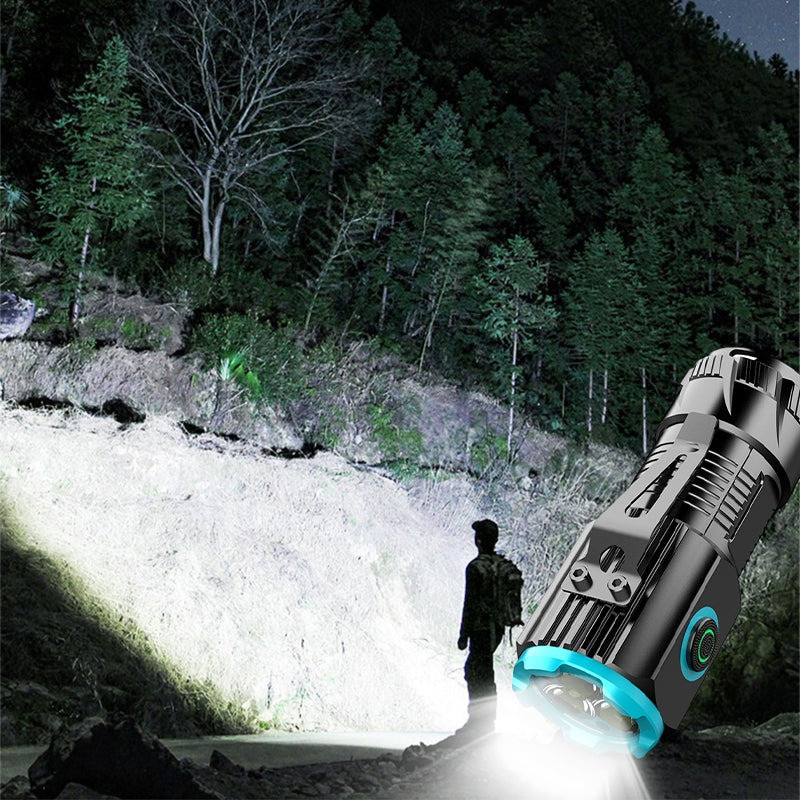 Three-eyed Monster Mini Flash Super Power Flashlight