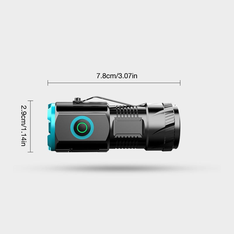 Three-eyed Monster Mini Flash Super Power Flashlight