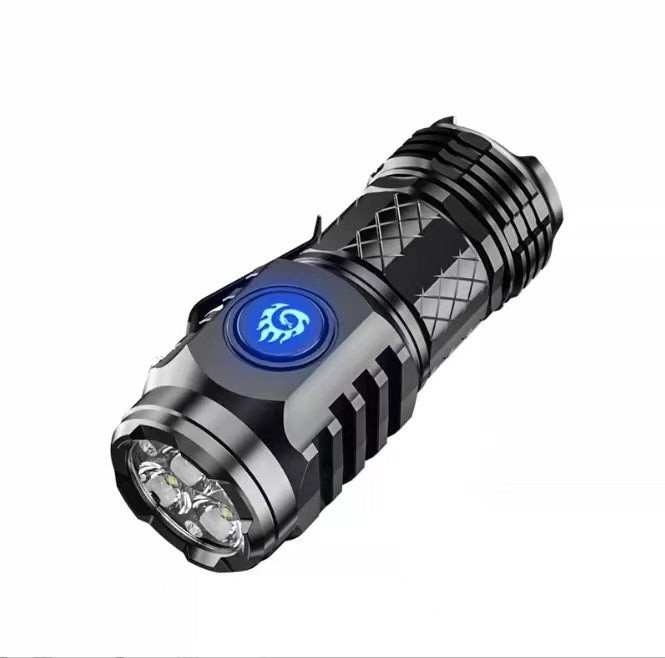 Three-eyed Monster Mini Flash Super Power Flashlight