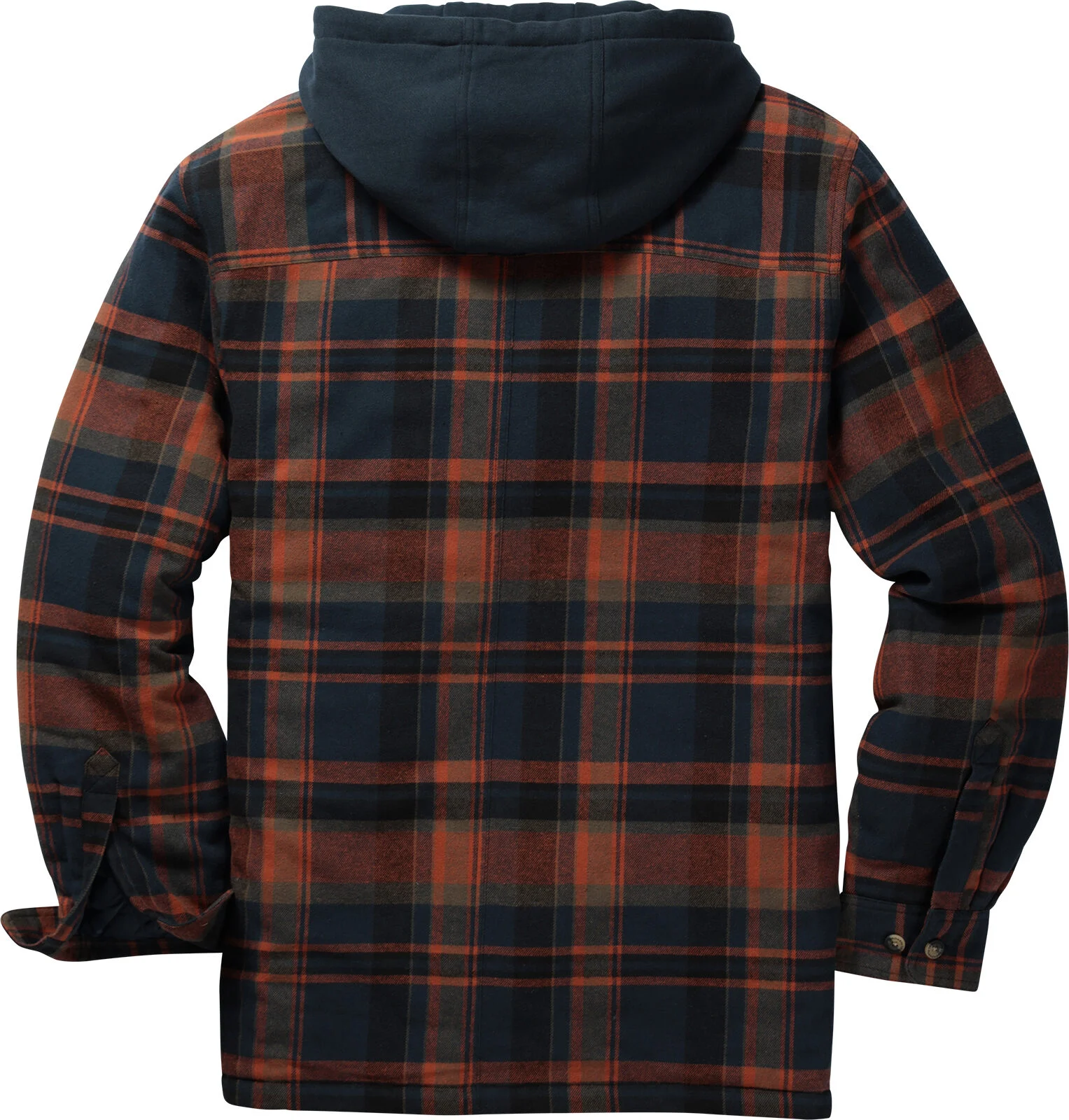 Men's Maplewood Hooded Flannel Shirt Jacket