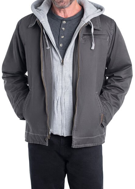 Men's Waxed Cotton Casual Coat