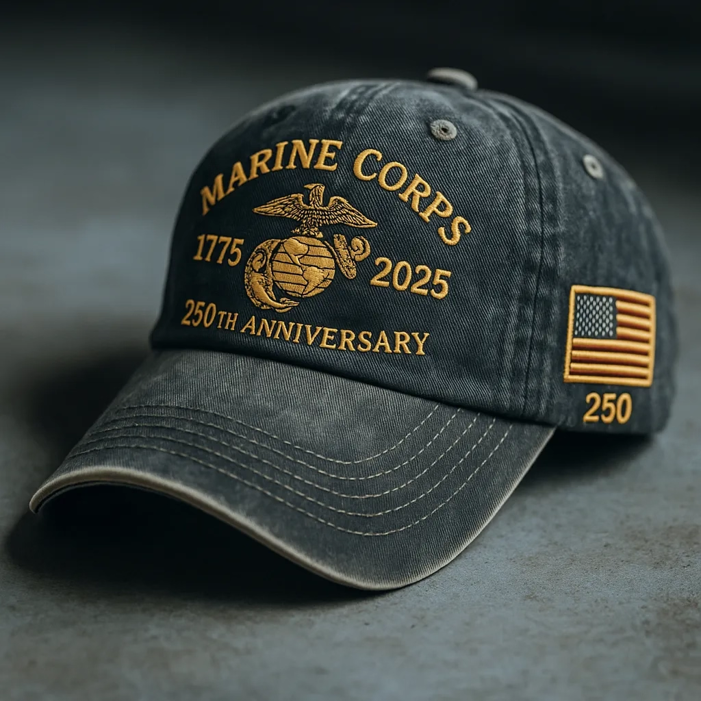 🔥 LAST DAY 50% OFF – USMC 250th Anniversary Vintage Cap