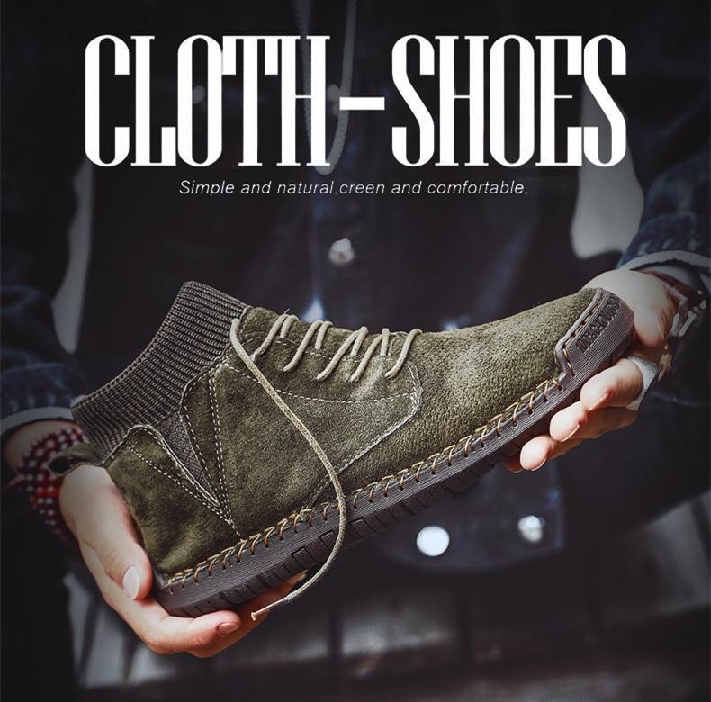 winter warm men's snow boots