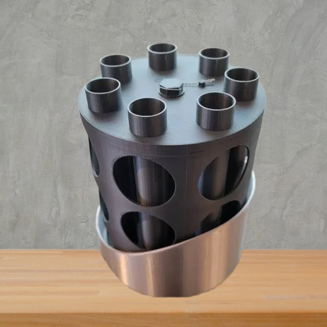 🎁2024 New Year Hot Sale🎁A-10C GAU-8 BRRRTTT Inspiration Pencil Holder Spinner