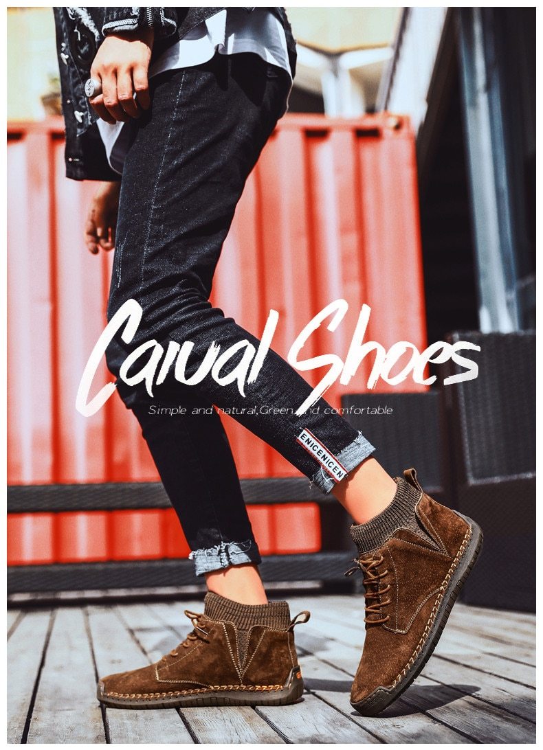 winter warm men's snow boots