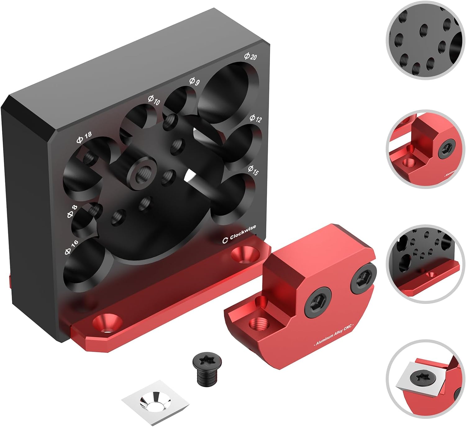 Dowel Maker Jig Kit, Metric 8mm to 20mm Adjustable Dowel Cutter, Electric Drill Milling Pin Round Round Bar Dowel Jig, Suitable for Wood Rod Milling Pin Round Rod Auxiliary Tool