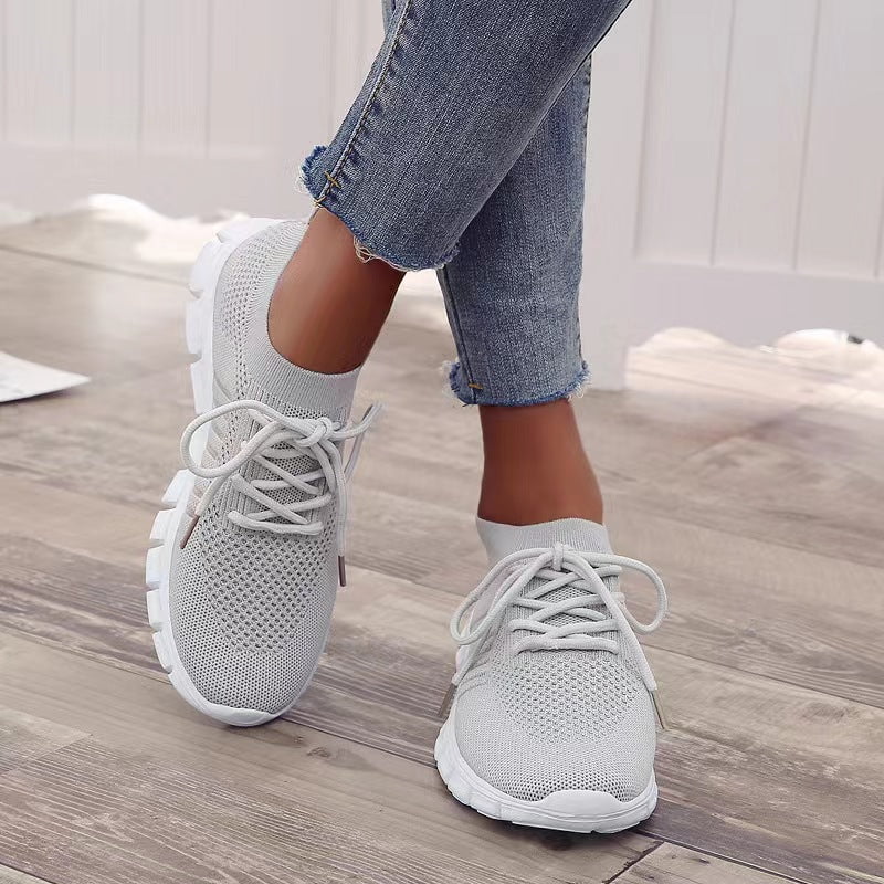 Knitted Fabric Breathable Casual Sports Shoes(BUY 2+ GET EXTRA 10% OFF🔥🔥🔥)