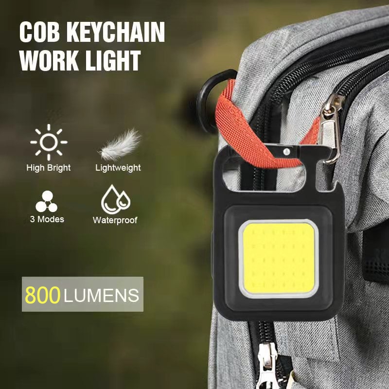 🎉Spring Sale 2023🎉800 Lumens High Light COB Keychain Work Light