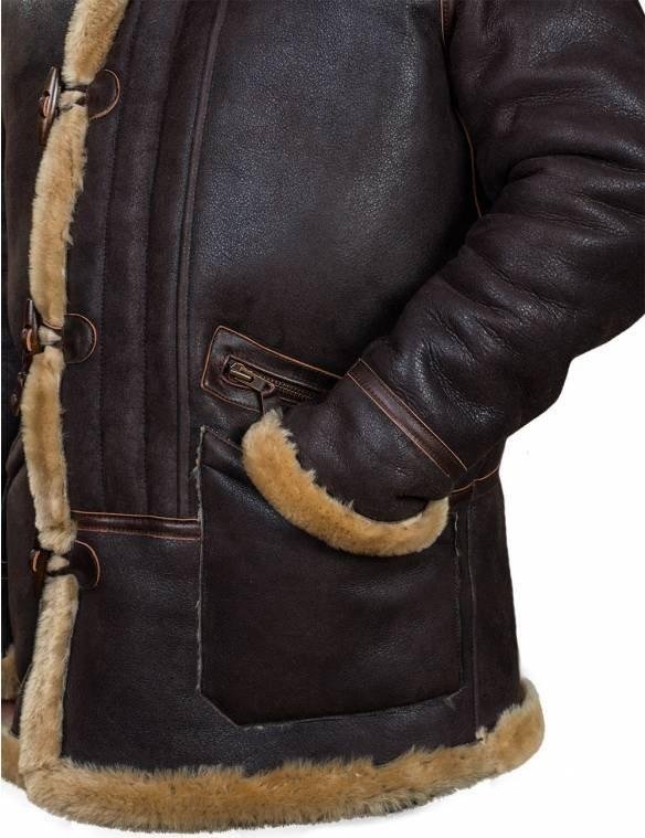 JACKET PILOT FROM SHEEPSKIN B-7 ARCTIC PARKA ART.208[FREE SHIPPING TODAY]